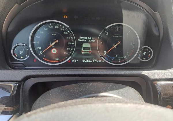 BMW 5GT cena 59900 przebieg: 273935, rok produkcji 2015 z Kartuzy małe 154